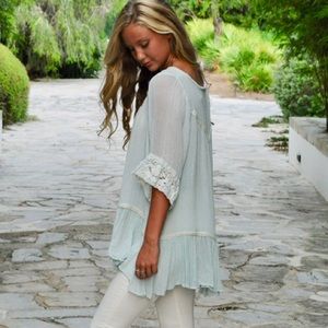 Jen’s Pirate Booty Campanella Tunic in Sky Blue